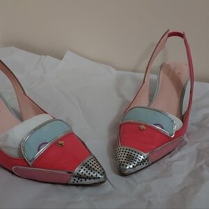 Kate Spade Paulina pink cadillac kitten heels
